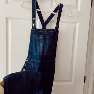 NWOT JustFab | Dark Denim Overalls | Size 28 Waist